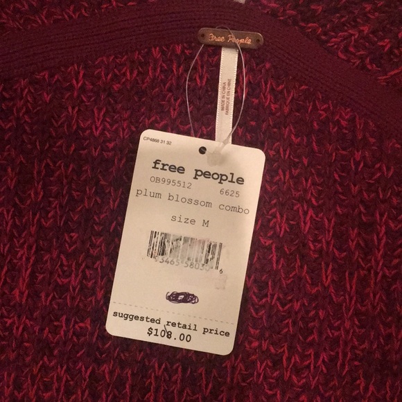 Free People High Hopes Cardigan in Plum Blossom - Picture 14 of 15